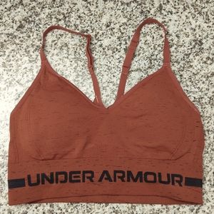 Under Armour Rust Colored Sports Bra Sz M